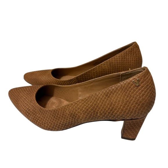 VIONIC Madison Mia Brown Snake Leather Women's Pumps #VS305-US: - Picture 6 of 11